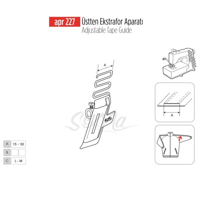 Üstten Ekstrafor Aparatı 13mm / APR 227