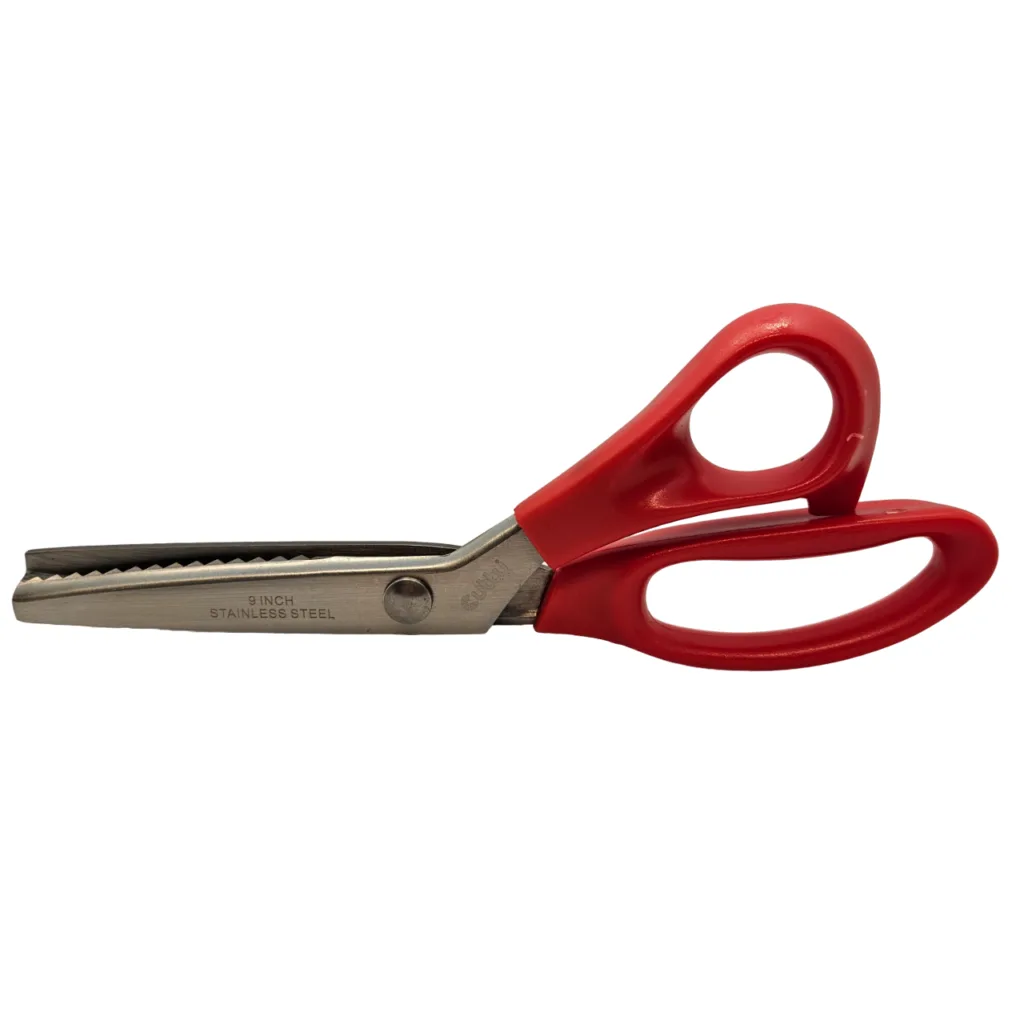 Plastik Saplı Sürfile Zikzak Makası 9-1/4 İnç 23.3cm / A-85 — görsel 1