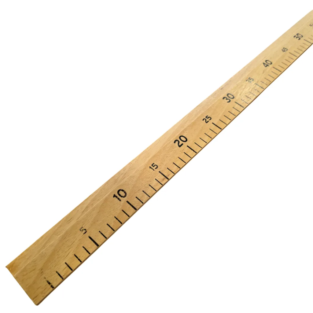 Ahşap Manifatura Cetveli 1 Metre (100cm) (Ağaç) — görsel 1