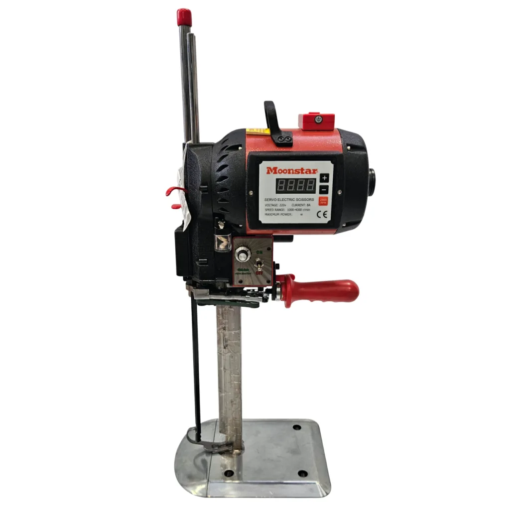 Dik Kumaş Kesim Motoru 1600W 4000 Devir Kırmızı-Siyah Kafa / PLS-988 12İNÇ — görsel 1