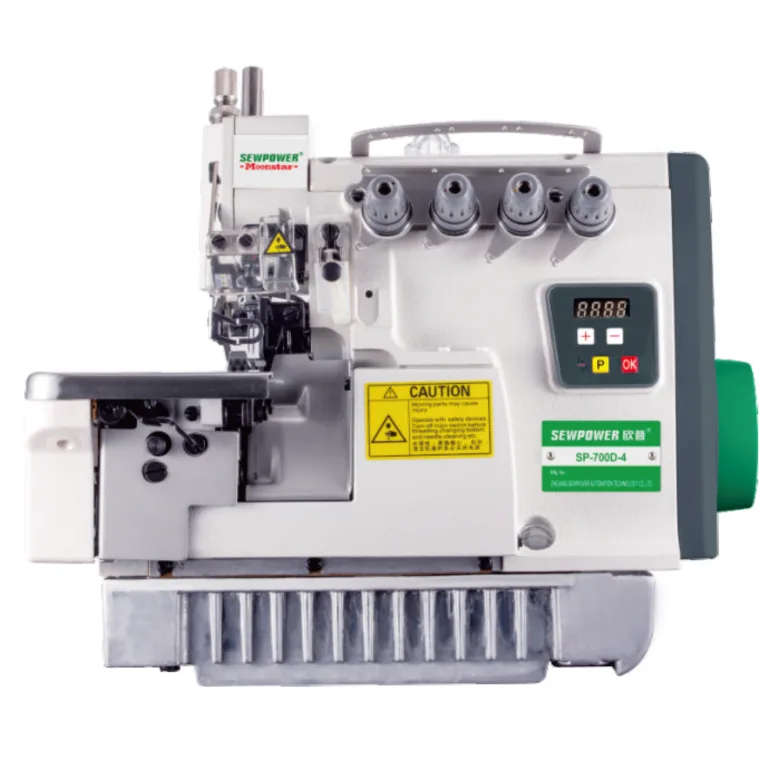 Mekanik Overlok Dikiş Makinesi 3-4 İplik ”Kısa Tablalı” / SP-700D-4-K