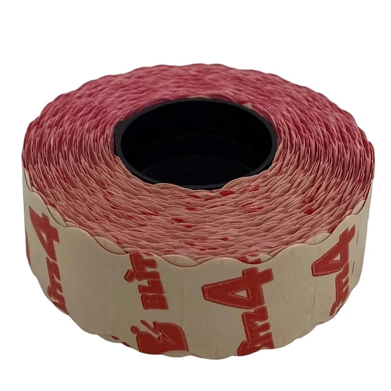 Etiketleme Makinesi 4 No Pembe Etiket / 12X22 42ADET — görsel 2