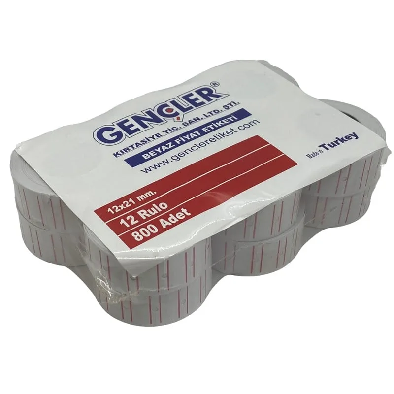 Etiketleme Makinesi Market Tipi Etiket 96Adet — görsel 2