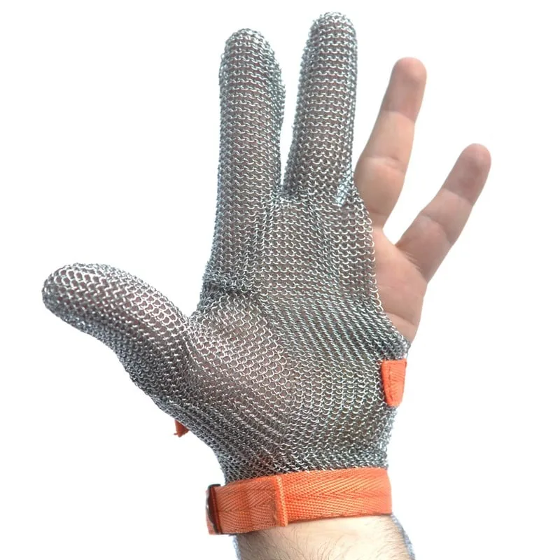 Koruyucu Çelik Eldiven 3 Parmak XLarge / BMGLV-02XL — görsel 2