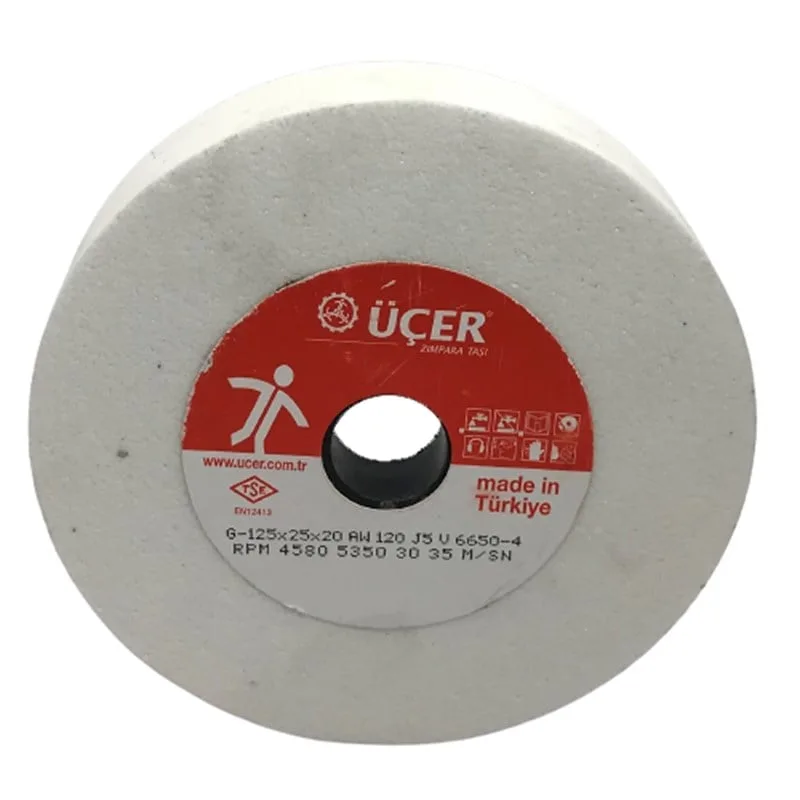 Hızar Makinesi İçi Çukur Bileme(Zımpara) Taşı 125X25X20-70X14 — görsel 2