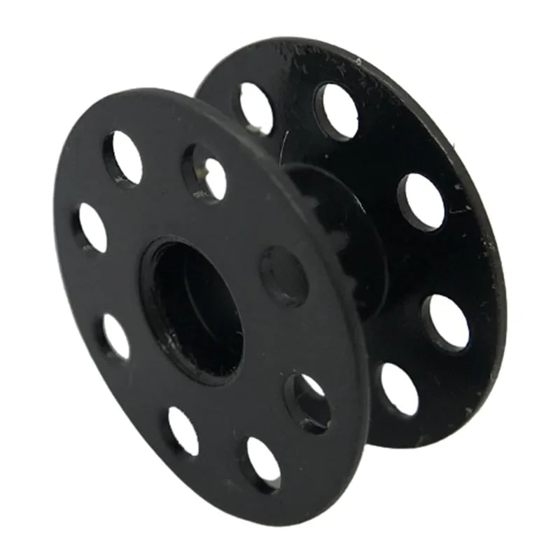 Düz Makine Metal Siyah Tırnaksız Masura / 270010 — görsel 3