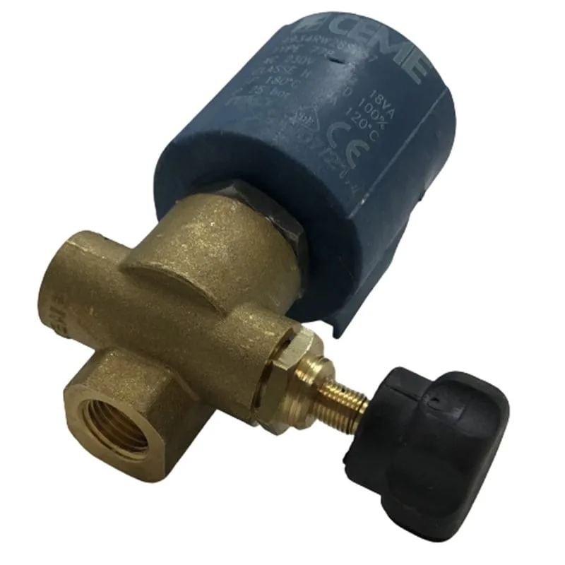 Ütü Solenoid Valf 1/4 (2 Yollu-Ayarlı-Büyük Soketli) / 9934 — görsel 3