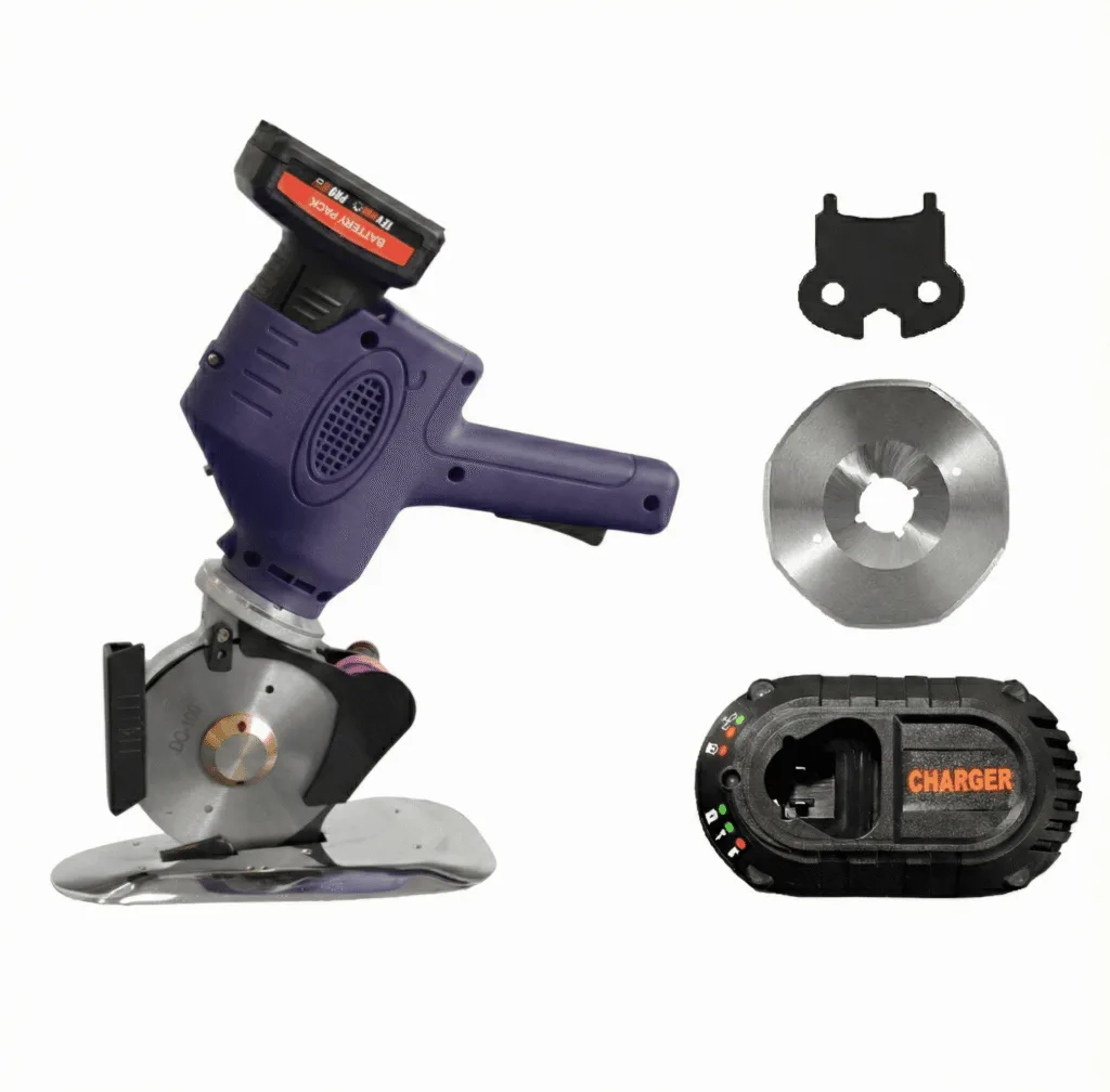 Akülü Yuvarlak Kumaş Kesim Motoru 4inç / DC-100 (YCM-40) — görsel 3