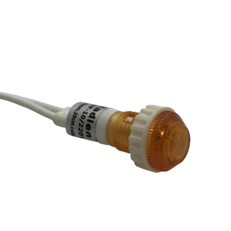 İplik Sarma Makinesi Tek Bobin Sinyal Lambası (Sarı) / MS-10S-26 — görsel 3