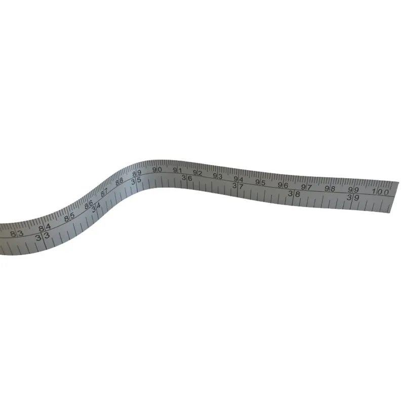 Makine Tabla Üstü Yapışkanlı Mezura 1 Metre — görsel 3