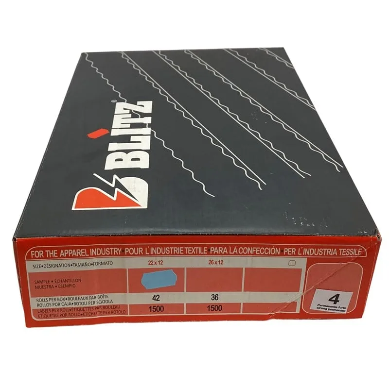 Etiketleme Makinesi 4 No Mavi Etiket / 12X22 42ADET — görsel 4
