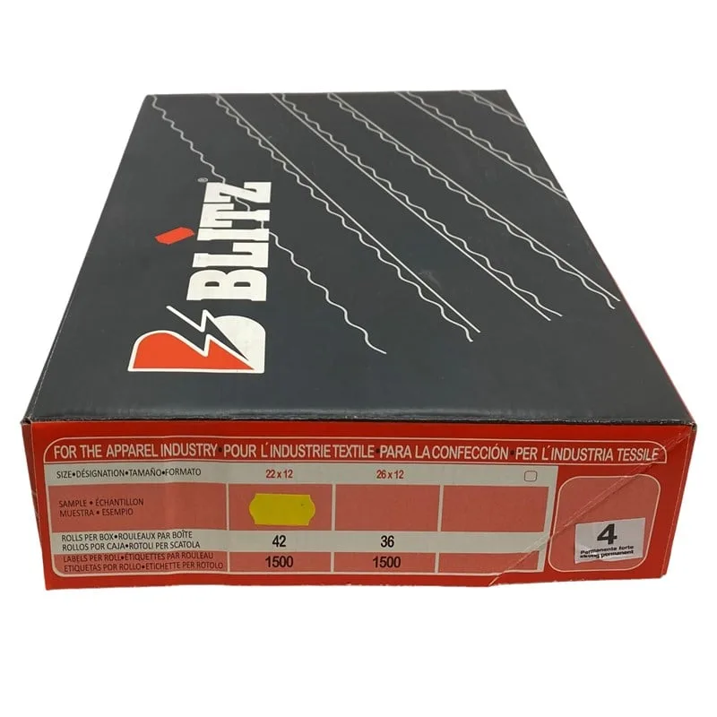 Etiketleme Makinesi 4 No Sarı Etiket / 12X22 42ADET — görsel 4