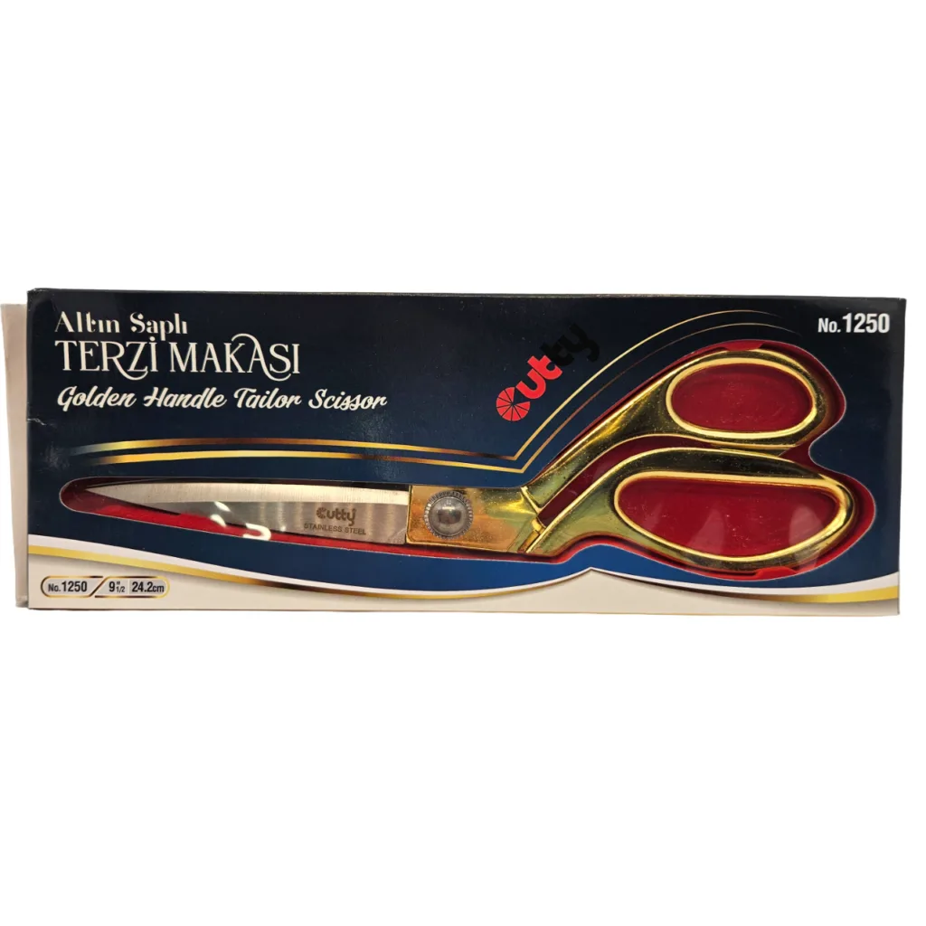 Altın Saplı Terzi Makası 9-1/2 İnç 24.2cm / NO.1250 — görsel 4