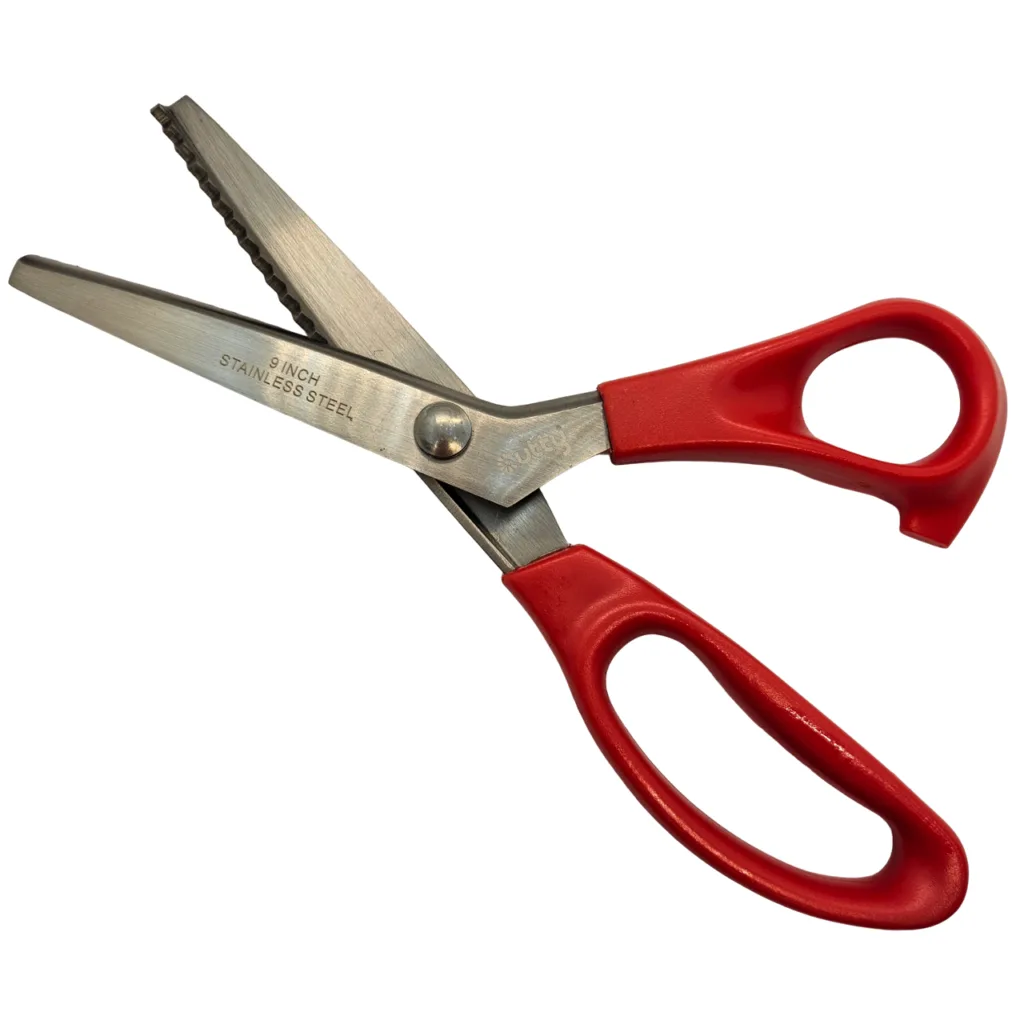 Plastik Saplı Sürfile Zikzak Makası 9-1/4 İnç 23.3cm / A-85 — görsel 4