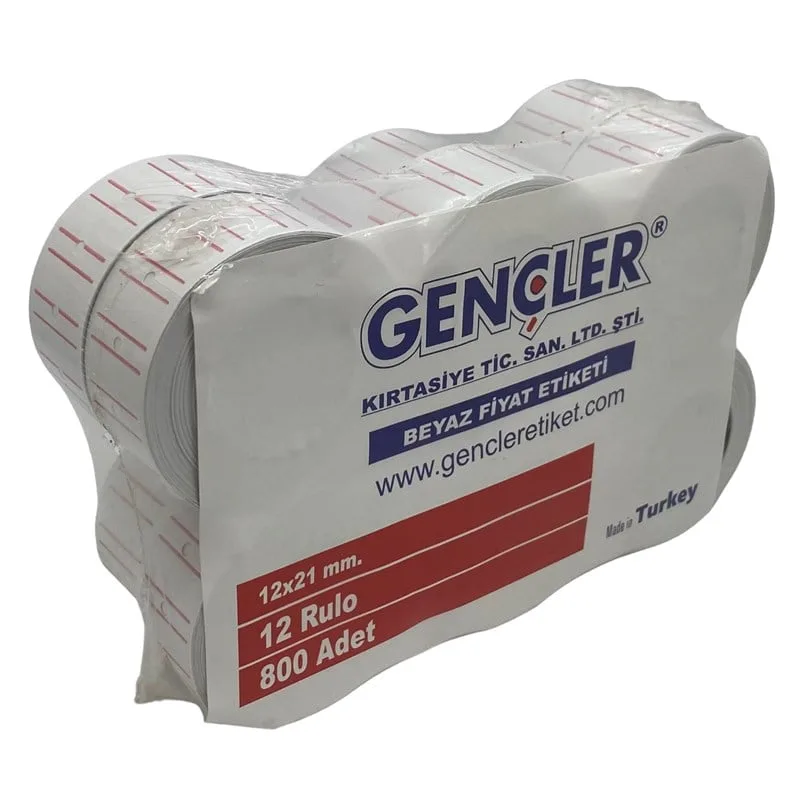 Etiketleme Makinesi Market Tipi Etiket 96Adet — görsel 5