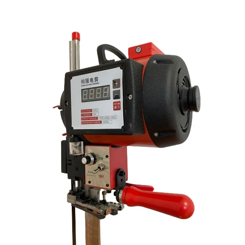 Dik Kumaş Kesim Motoru 1600W 4000 Devir Kırmızı-Siyah Kafa / PLS-988 10İNÇ — görsel 5