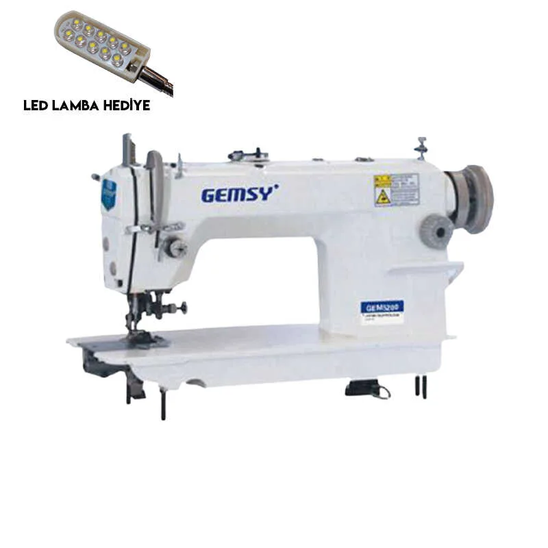 Gemsy GEM 5200 Mekanik Kenar Bıçaklı Düz Dikiş Makinası — görsel 1