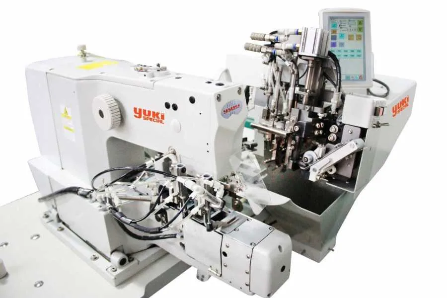 Yuki YK-254 Full Otomatik Çift İğne Köprü Takma Otomatı
