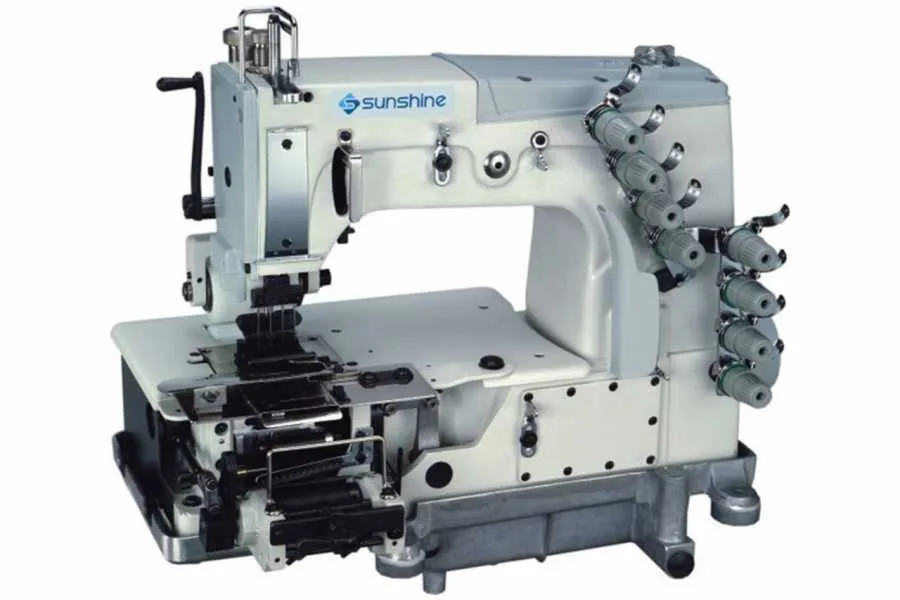Sunshine DB-78704 PMD 4 İğne Zincir Dikiş Lastik Makinası (8.5mm) Kavramalı Motor