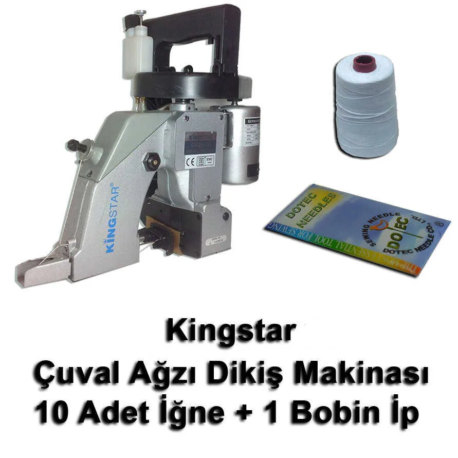 Kingstar GK26-1A Çuvalağzı Dikiş Makinası + 10 Adet İğne + 1 Bobin İp — görsel 1