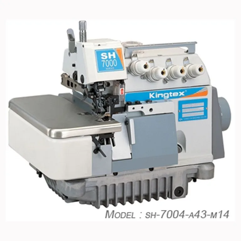 Kingtex SH-7004-A43-M14 4 İplik Penye Overloğu (3 Sıralı Dişli)