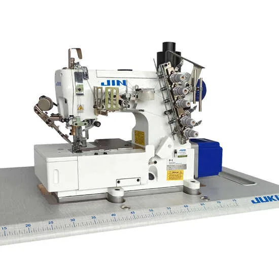 Jin F1F-U356/SN Direct Drive, Karyokalı Manyetik İplik Kesmeli ve Ayak Kaldırmalı Elektronik Düz Yataklı Reçme Makinası
