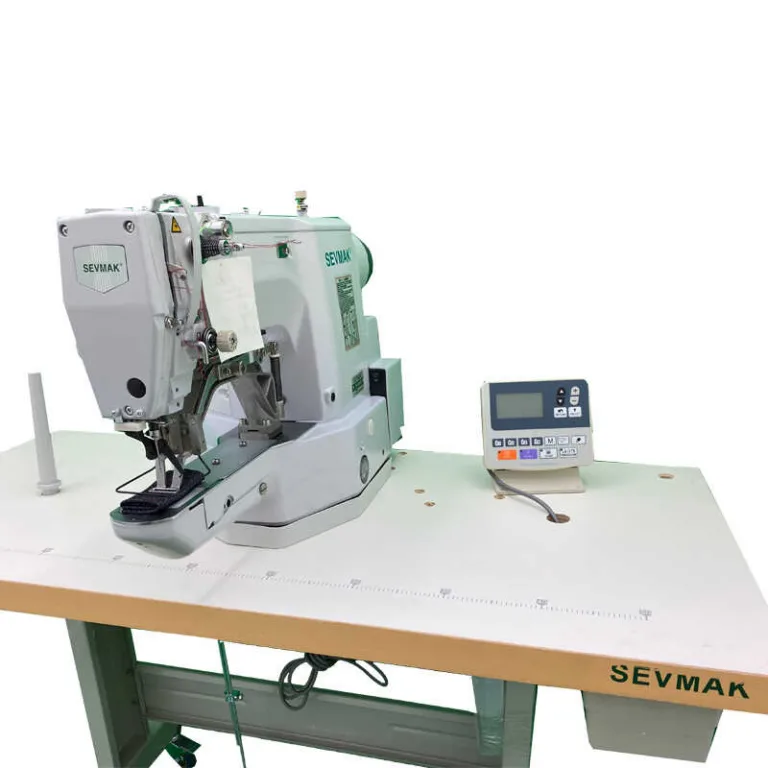 Sevmak SK-430D-02 Elektronik Programlı Kilit Dikiş Punteriz Makinası (Orta – Kalın Materyaller İçin)