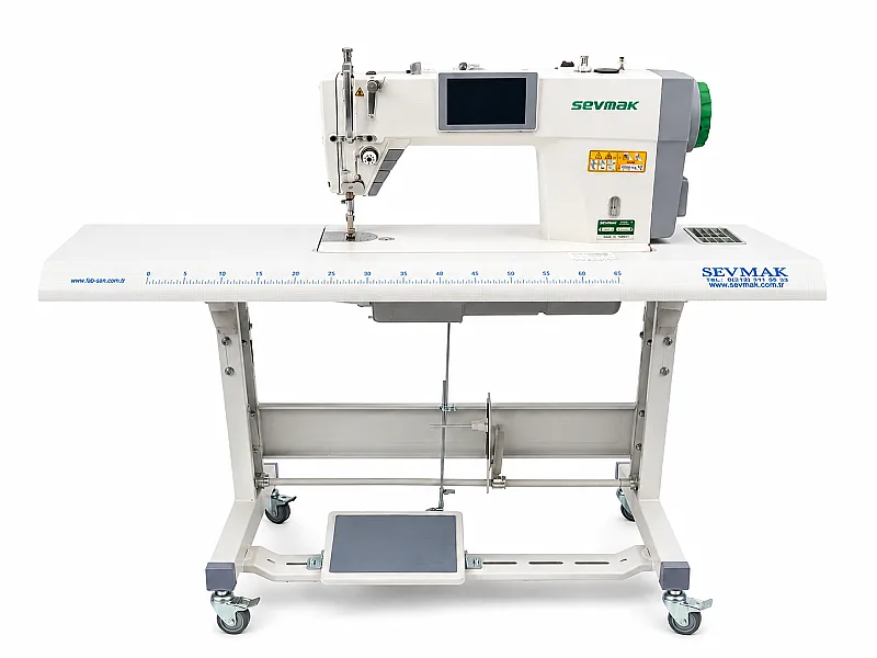 Sevmak SK-2025DAS Full Dijital Akıllı Sistemli, Dokunmatik Panelli, Direct Drive Düz Dikiş Makinası