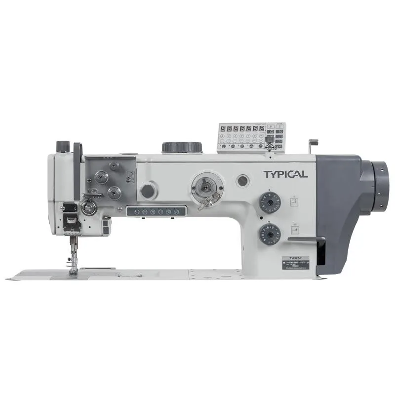 Typical TW1-898L14-D2T5 Direct Drive İplik Kesicili 3’lü Transport Sistemli Çift Papuç Deri Dikiş Makinası