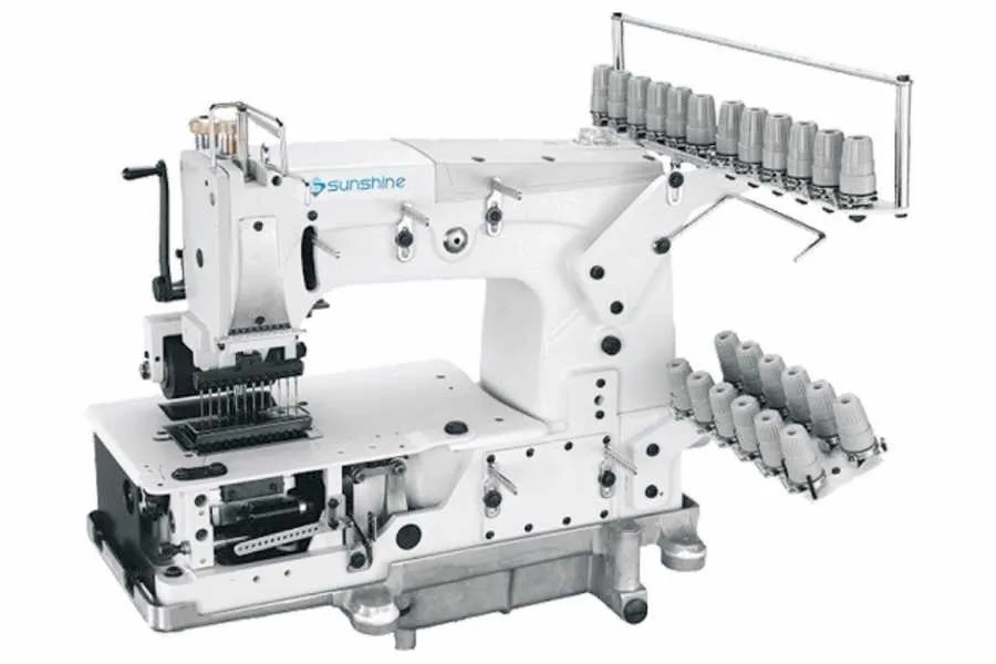Sunshine DB-78712 P 12 İğne Zincir Dikiş Makinası (6.4mm) Kavramalı Motor — görsel 2