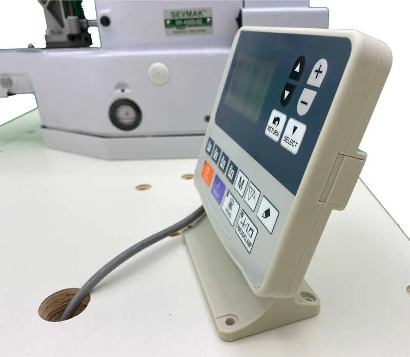 Sevmak SK-430D-02 Elektronik Programlı Kilit Dikiş Punteriz Makinası (Orta – Kalın Materyaller İçin) — görsel 4