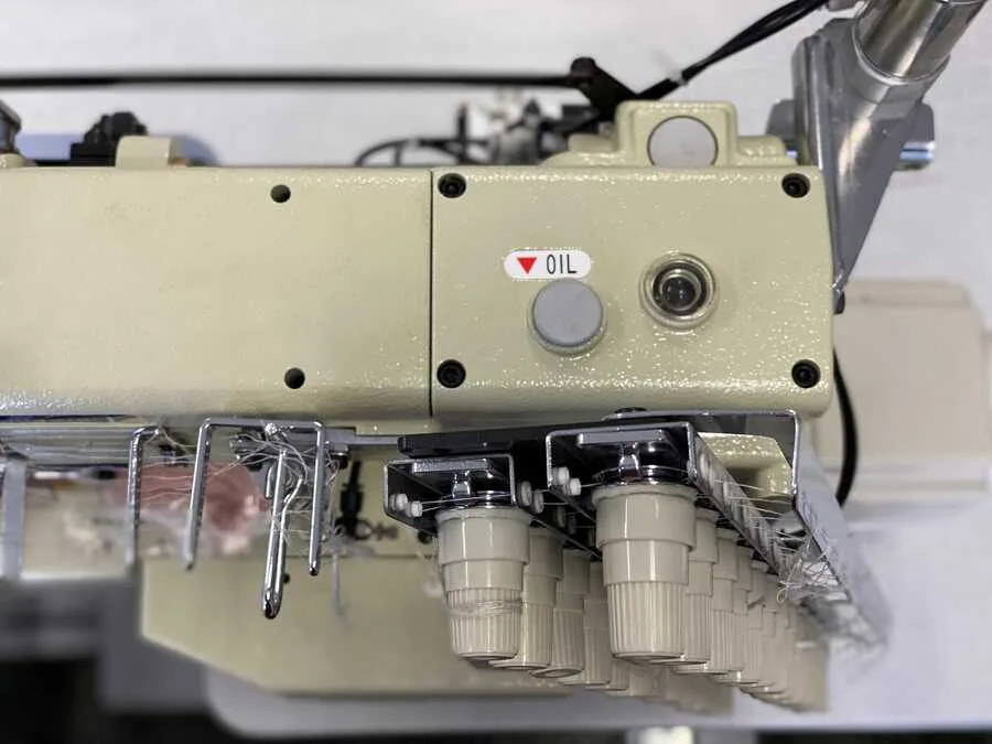 Kingstar JT-4412-PMD-UTC Burunlu 12 İğne Havalı İplik Kesicili Zincir Dikiş Makinası — görsel 5