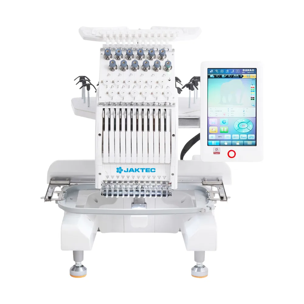 JAKTEC 12 İğne Tek Kafa Mini 30x20cm Nakış Makinesi