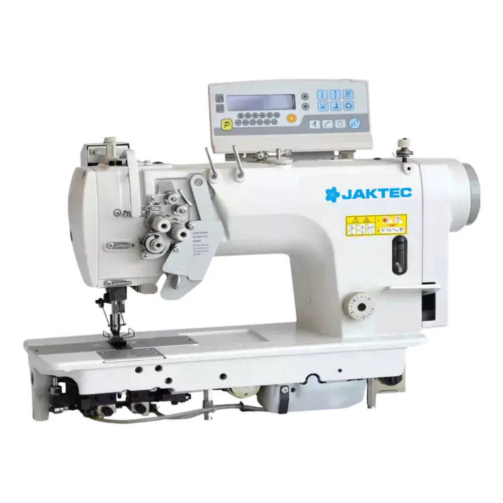 JAKTEC İptalli Çift İğne Kot Dikiş Makinesi Otomatik