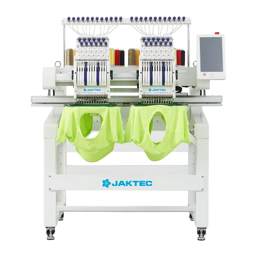 JAKTEC 12 İğne Çift Kafa 60x40cm Nakış Makinesi