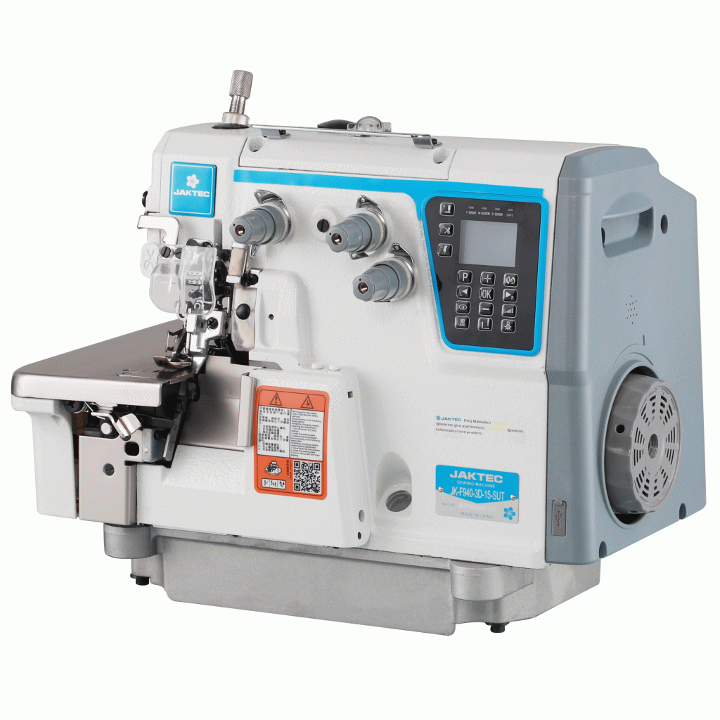 JAKTEC F940 3 İp Baby Elektrikli Otomatik Overlok Makinesi — görsel 2