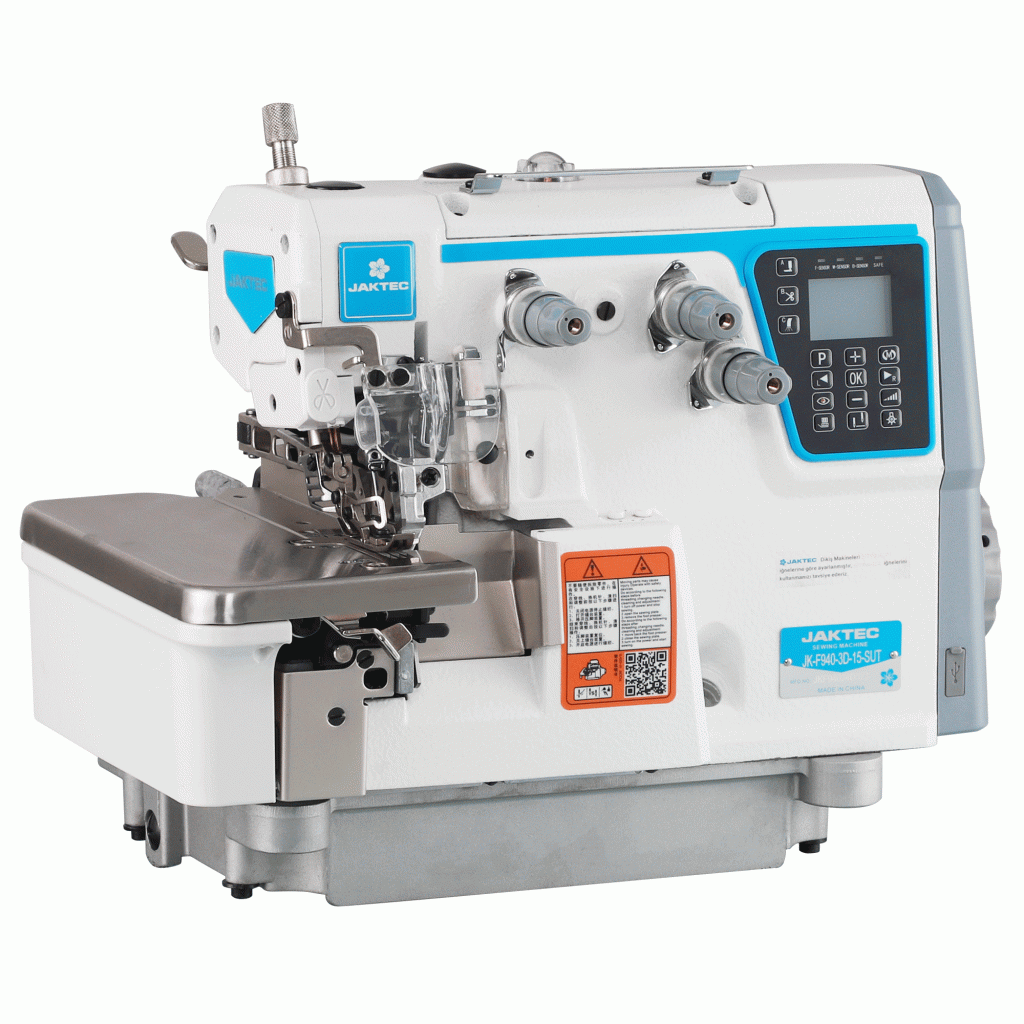 JAKTEC F940 3 İp Baby Elektrikli Otomatik Overlok Makinesi — görsel 3