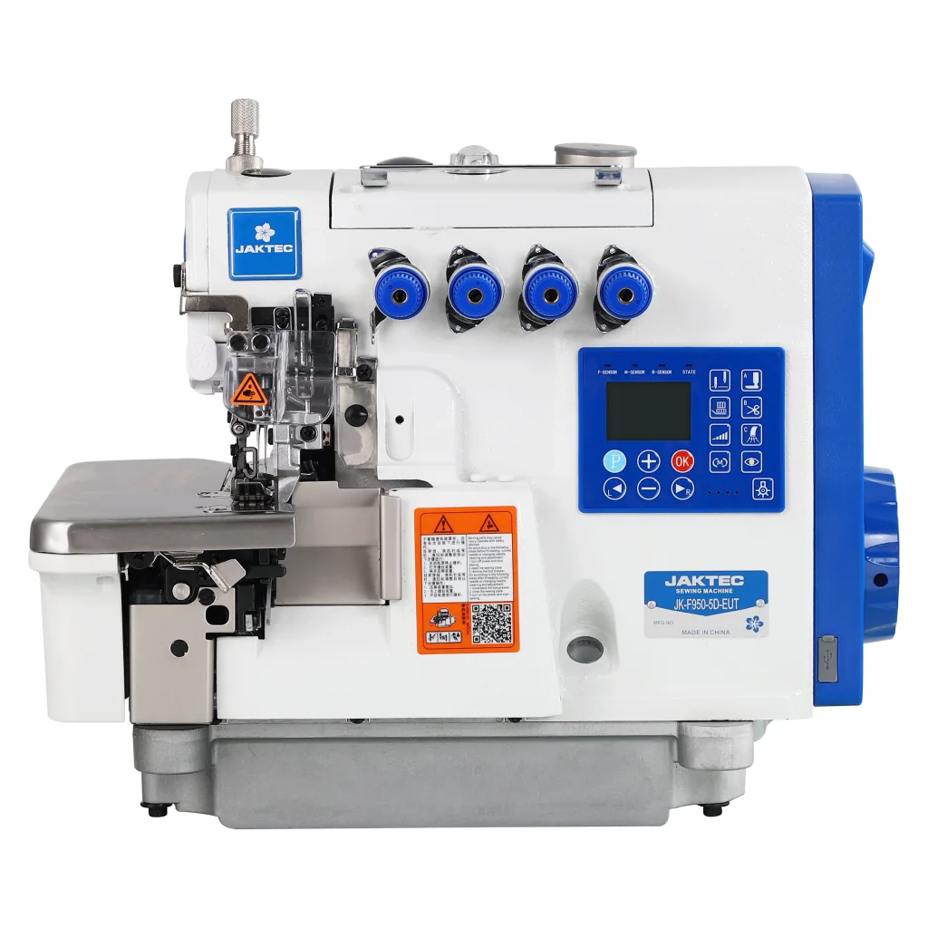 JAKTEC F950 5 İp Elektrikli Otomatik Overlok Makinesi