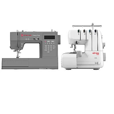 Singer HD6705C Dikiş Makinesi ve Elmas 328 Overlok Makinesi Avantaj Paketi