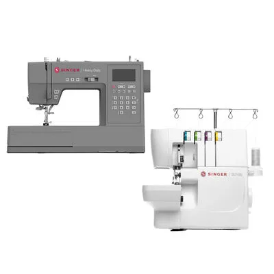 Singer HD6805C Dikiş Makinesi ve Singer S0105 Overlok Makinesi Avantajlı Paket