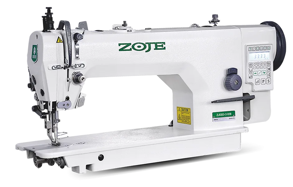 ZOJE D.Drıve İplik Kesmeli ALT-ÜST Beslemeli Düz Makina 10MM (Çift Papuç)