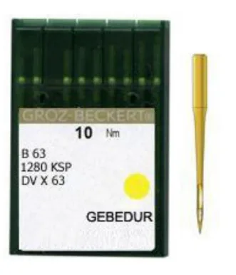 GROZ-BECKERT DV 63 GROZ BECKERT ALTIN UÇLU 1PAKET (10 ADET İĞNE)