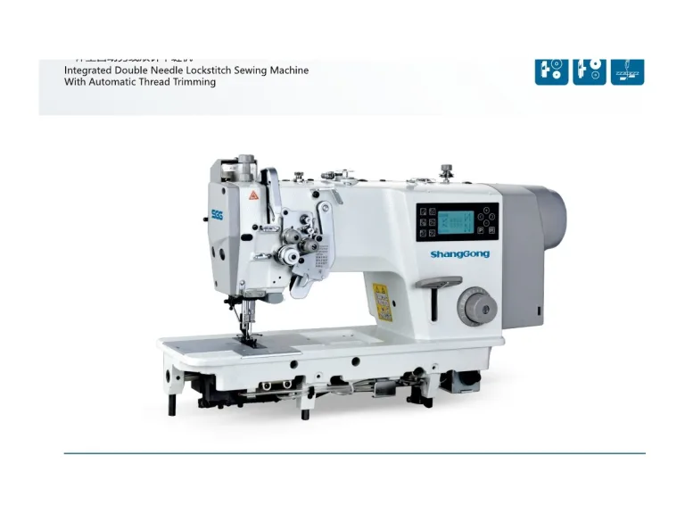 ShangGong GC 8452E4-M / GC 8752E4-H Entegre Otomatik İplik Kesmeli Çift İğne Makinesi