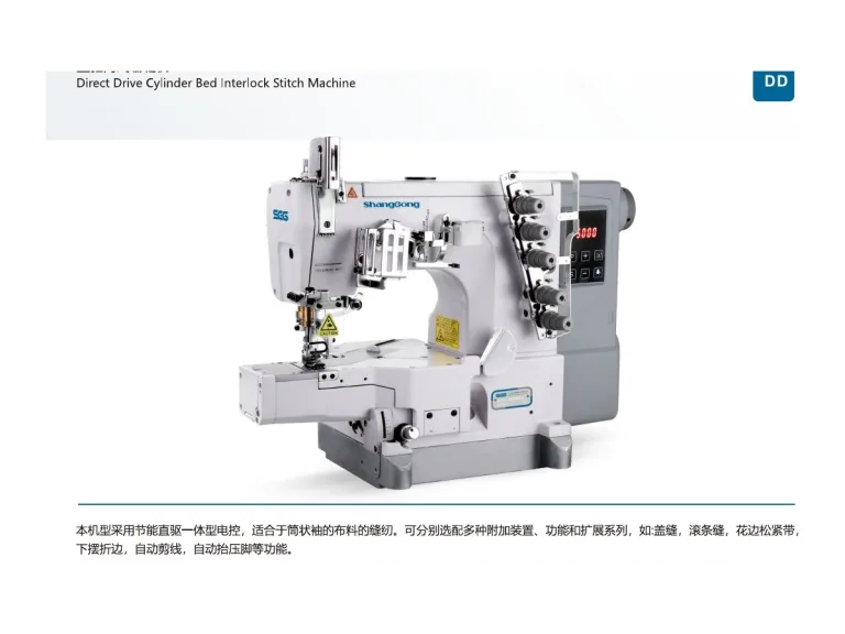 ShangGong GK 662E-01-356 Direct Drive Silindir Yataklı Reçme Makinesi